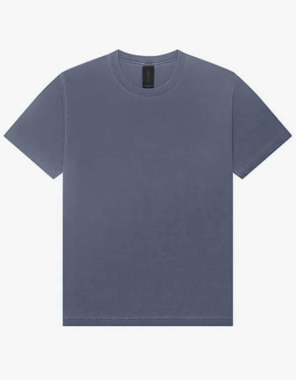 Unisex Heavyweight Washed Tee - Washed Navy
