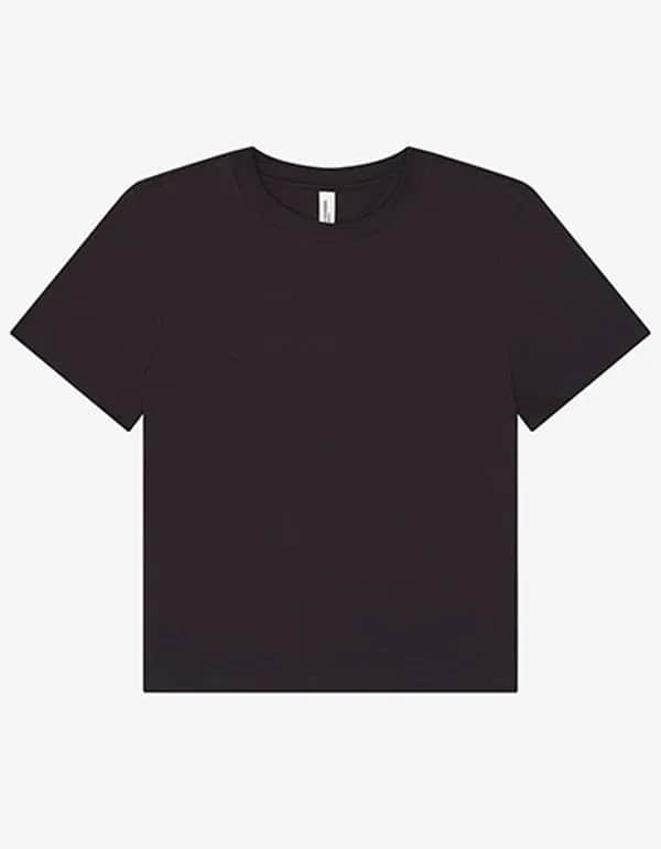 Women´s Heavy Boxy Tee - Dark Grey Solid