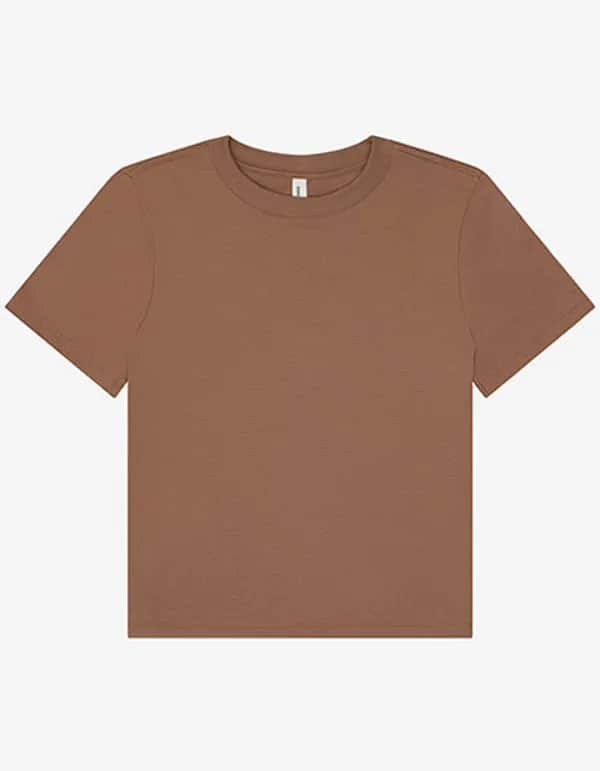 Women´s Heavy Boxy Tee - Vintage Brown