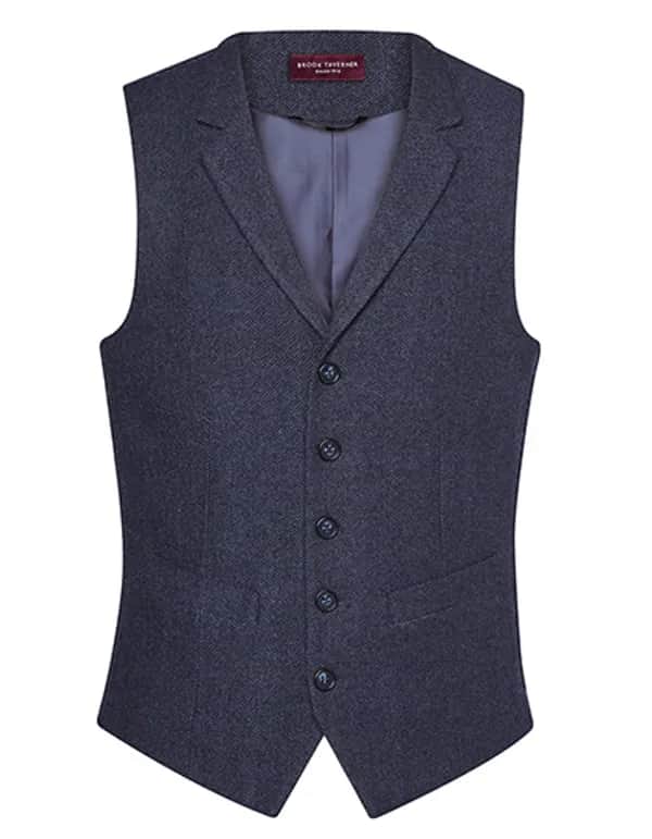 Memphis Men´s Waistcoat - Navy H-B