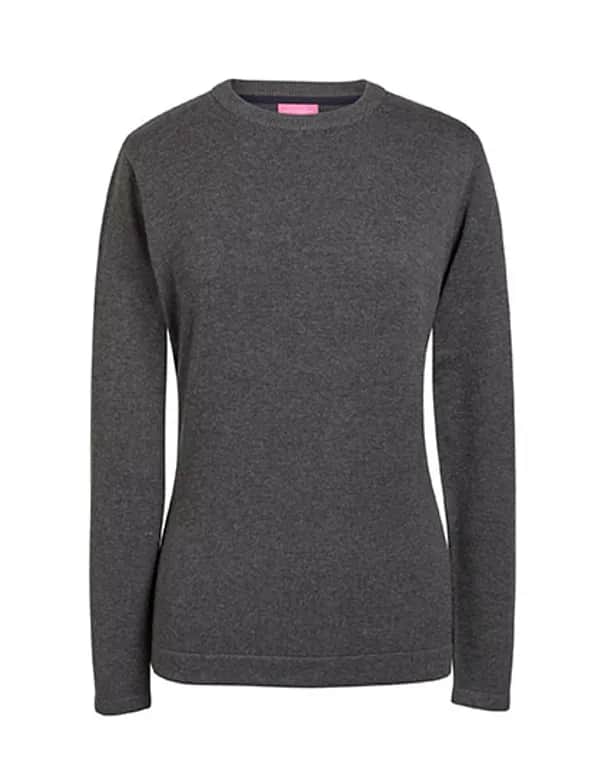 Ladies´ Helena Crew Neck Jumper - Charcoal