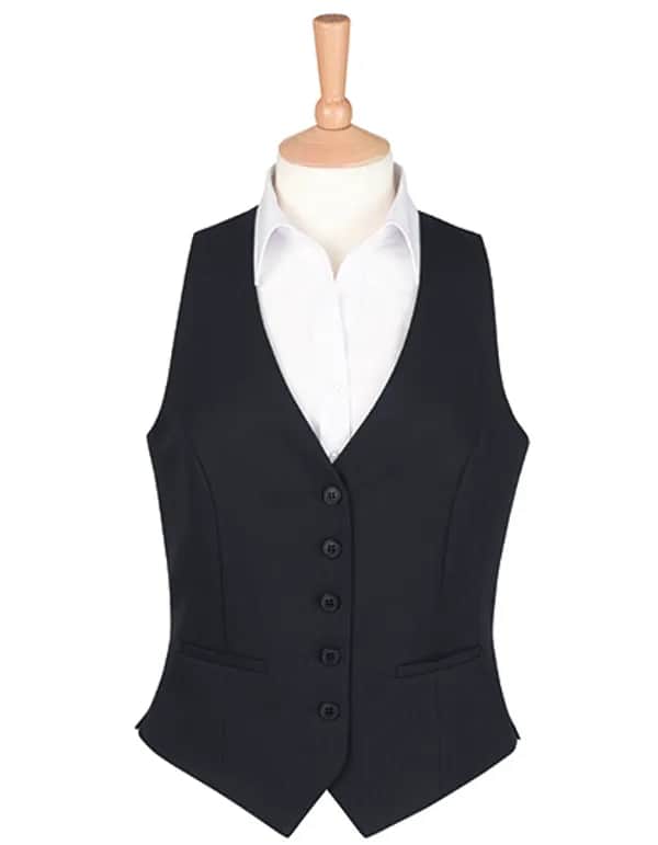 One Collection Luna Waistcoat - Black