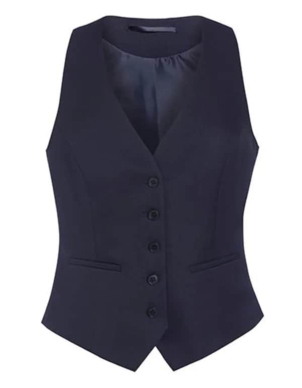 One Collection Luna Waistcoat - Navy