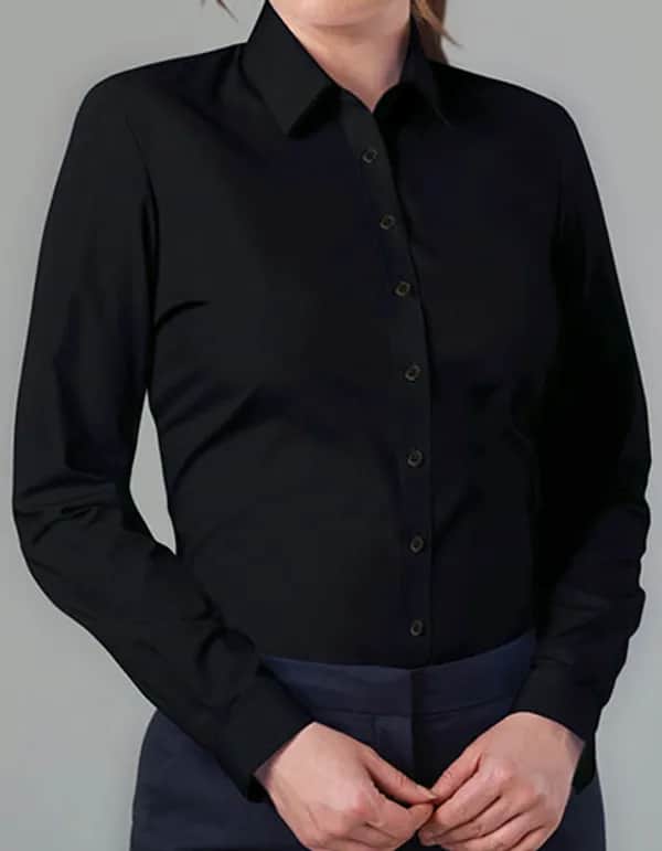 Women´s Selene Long Sleeve Blouse - Black