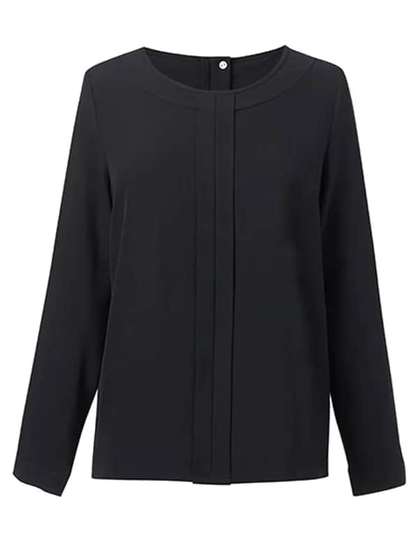 Women´s Roma Long Sleeve Blouse - Black