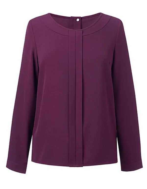 Women´s Roma Long Sleeve Blouse - Burgundy