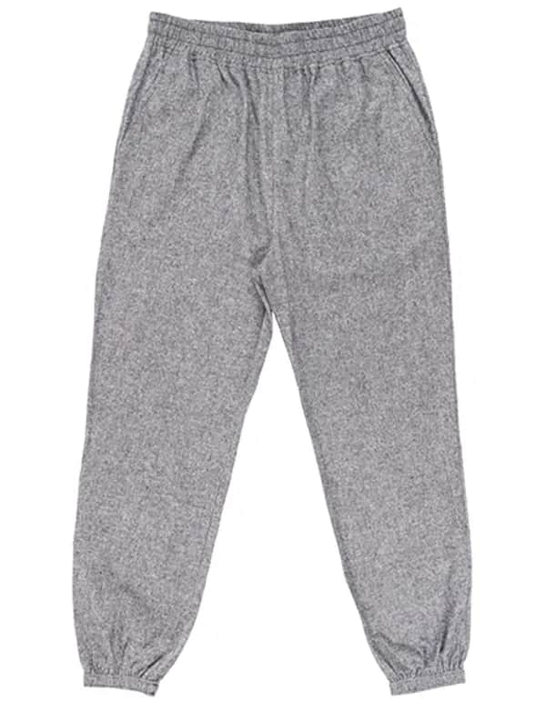 Flannel Jogger Pant - Heather Grey