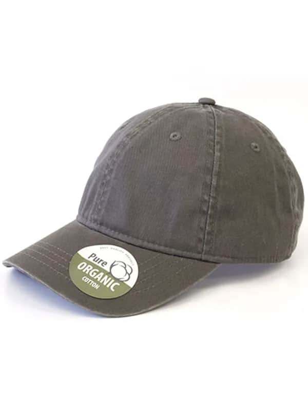 Organic Cotton Cap Unstructured - Charcoal