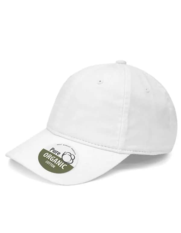 Organic Cotton Cap Unstructured - White