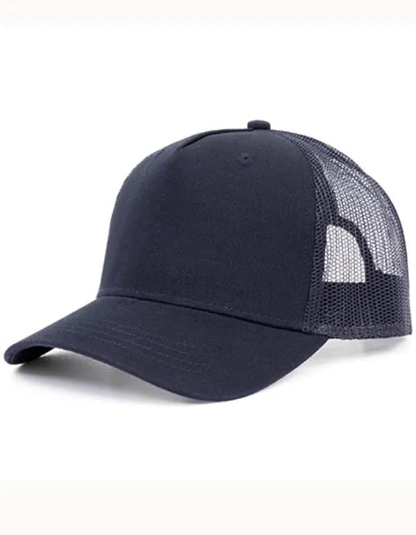 5-Panel Trucker Cap Recycled - Navy/Navy