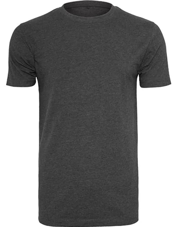 T-Shirt Round Neck - Charcoal (Heather)