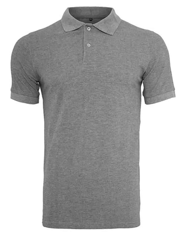 Polo Piqué Shirt - Heather Grey