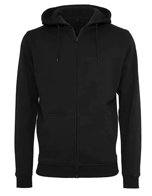 Heavy Zip Hoody - Black
