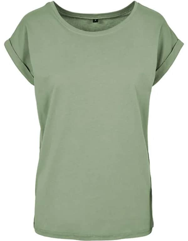 Ladies´ Extended Shoulder Tee - Magic Salvia