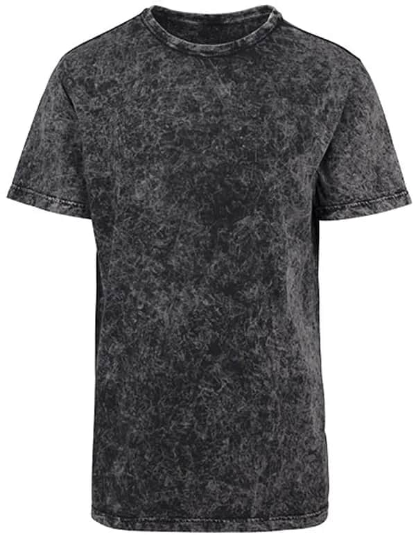 Acid Washed Tee - Darkgrey White