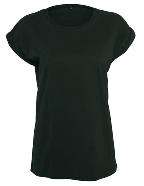 Ladies´ Organic Extended Shoulder Tee - Black