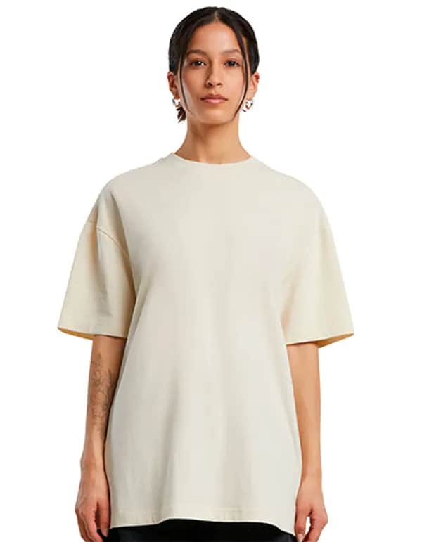 Ladies´ Oversized Boyfriend Tee - White Sand