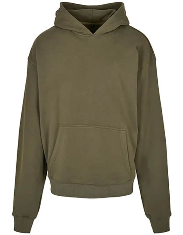 Ultra Heavy Cotton Box Hoody - Olive