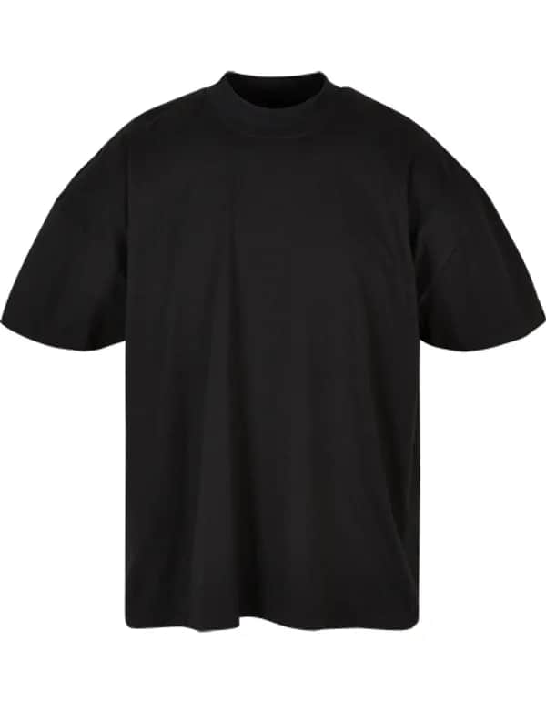 Men´s Oversized Mock Neck Tee - Black