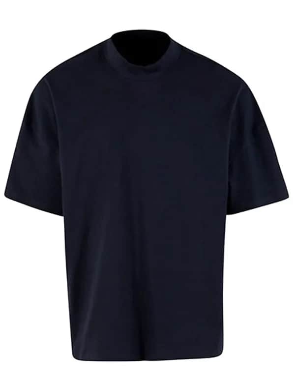 Men´s Oversized Mock Neck Tee - Navy