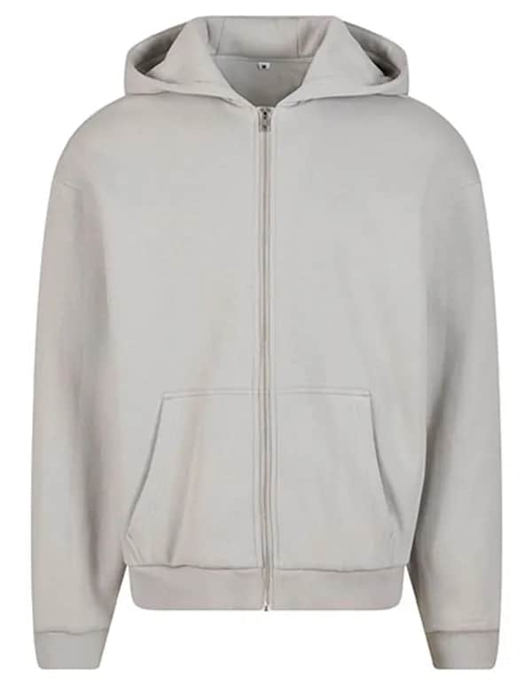 Fluffy Zip Hoody - Light Asphalt