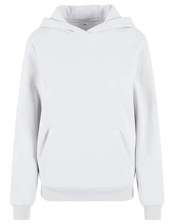 Ladies Fluffy Hoody - White