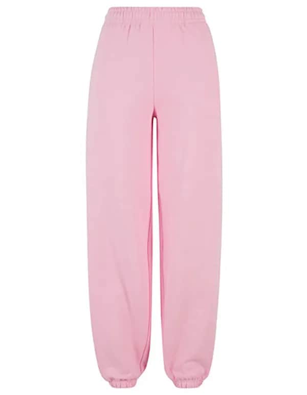 Ladies Fluffy Sweatpants - Soft Pink