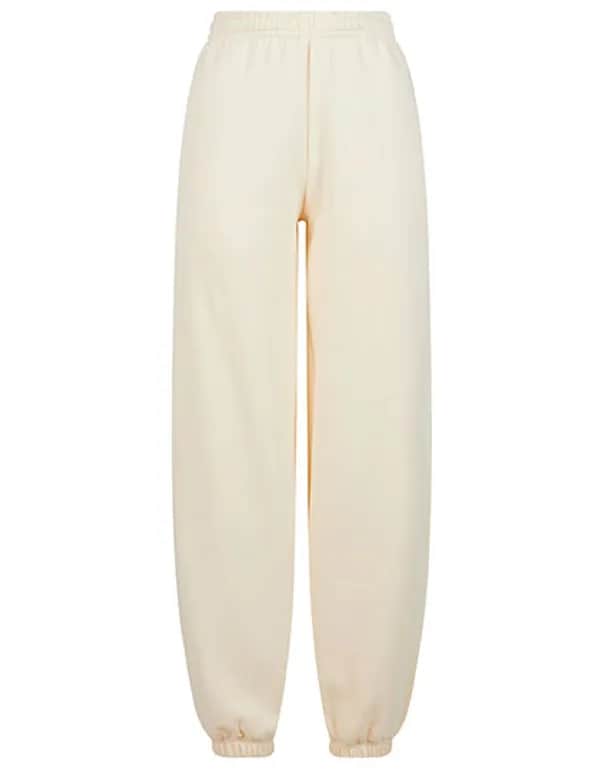 Ladies Fluffy Sweatpants - White Sand