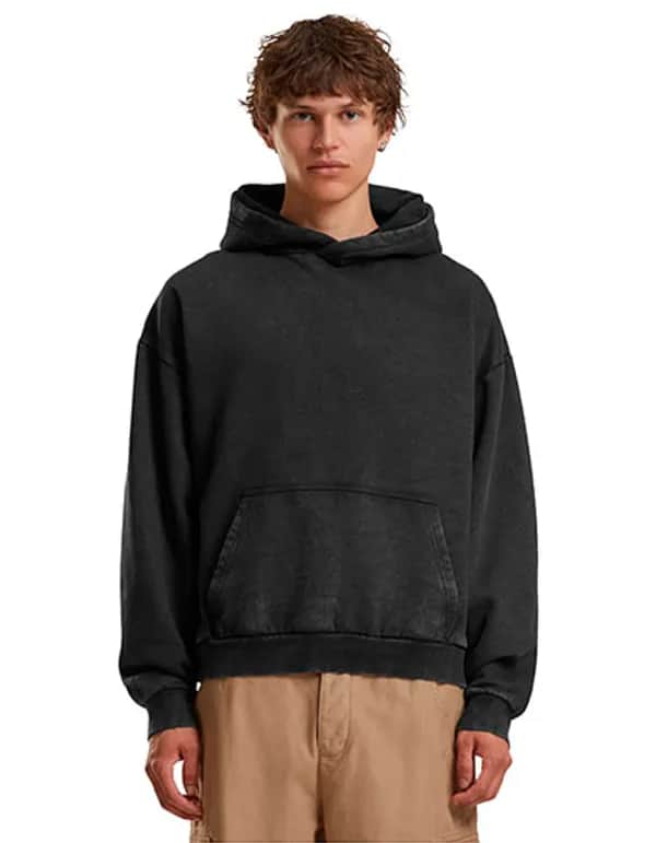 Vintage Heavy Hoodie - Black