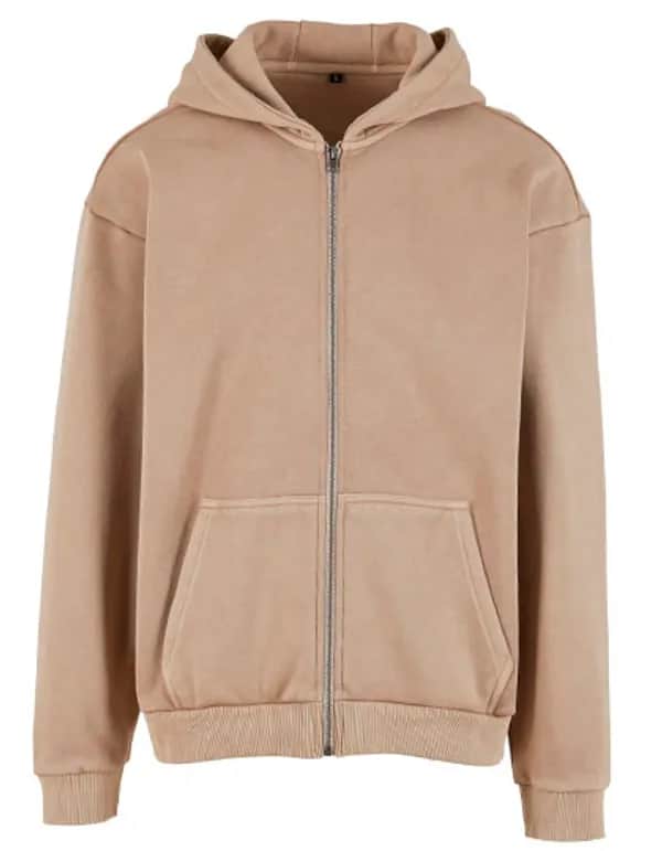 Vintage Heavy Zip Hoodie - Chalk Dust