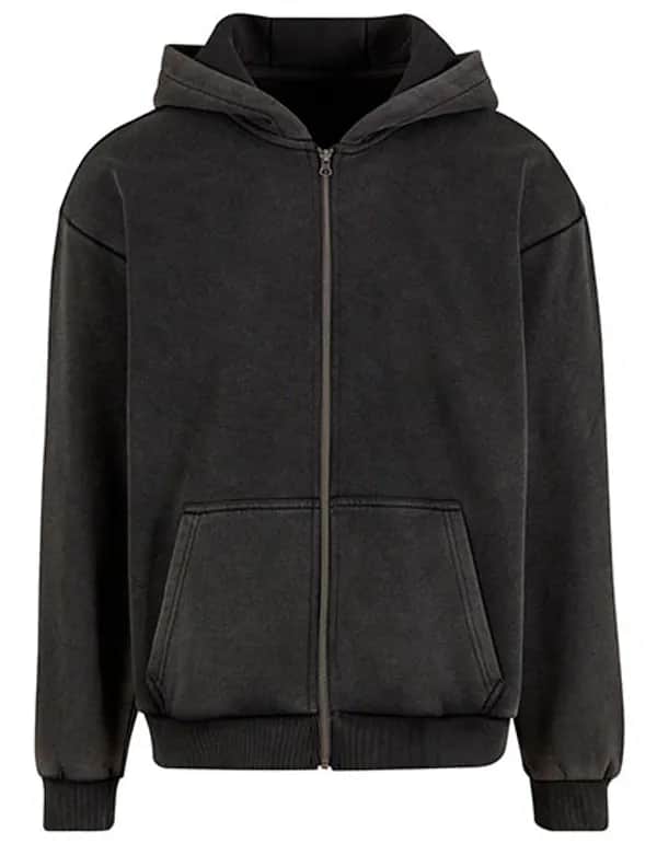 Vintage Heavy Zip Hoodie - Magnet