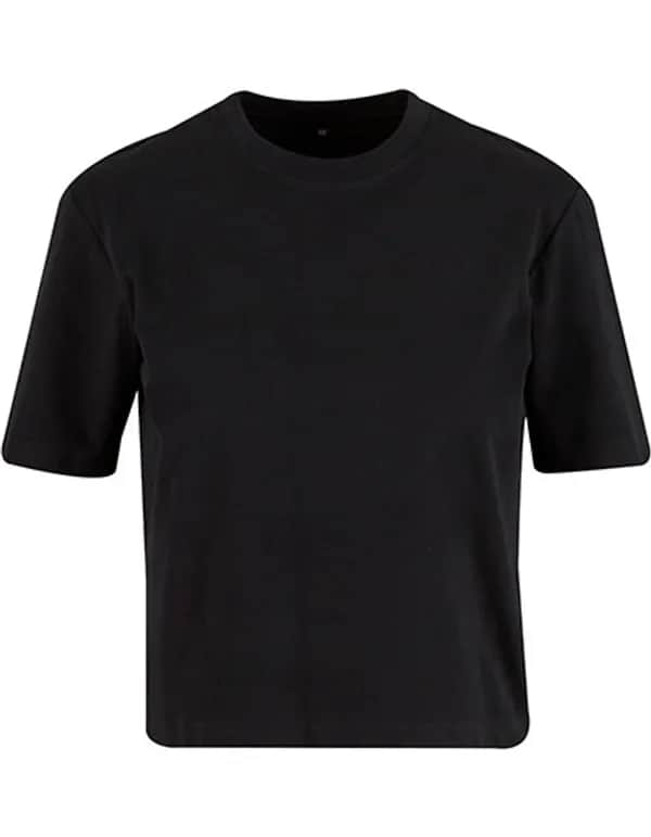 Sorona® Ladies Regular Boxy Tee - Black