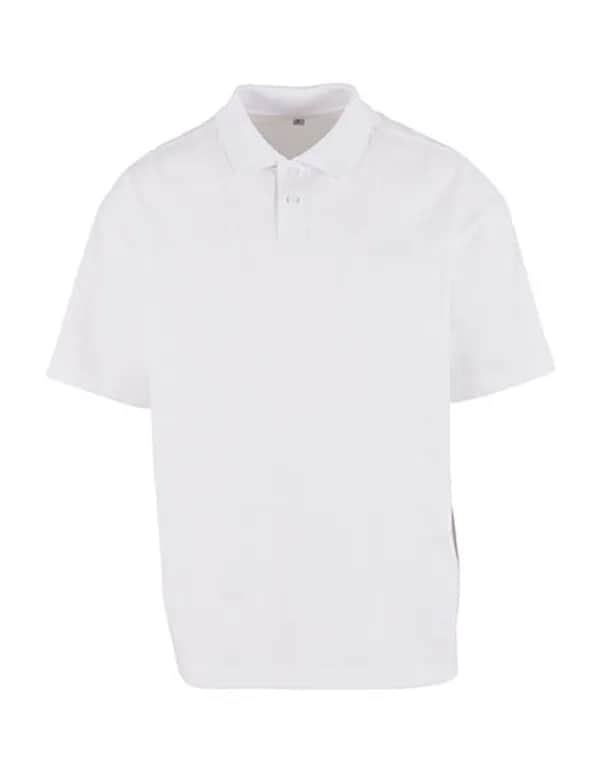 Oversized Polo Shirt - White