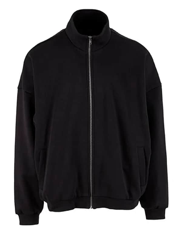 Oversized Zip Jacket - Black