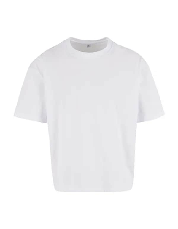 Cropped Oversized Tee - White