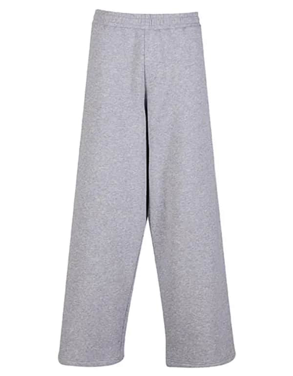 Wideleg Sweatpants - Heather Grey