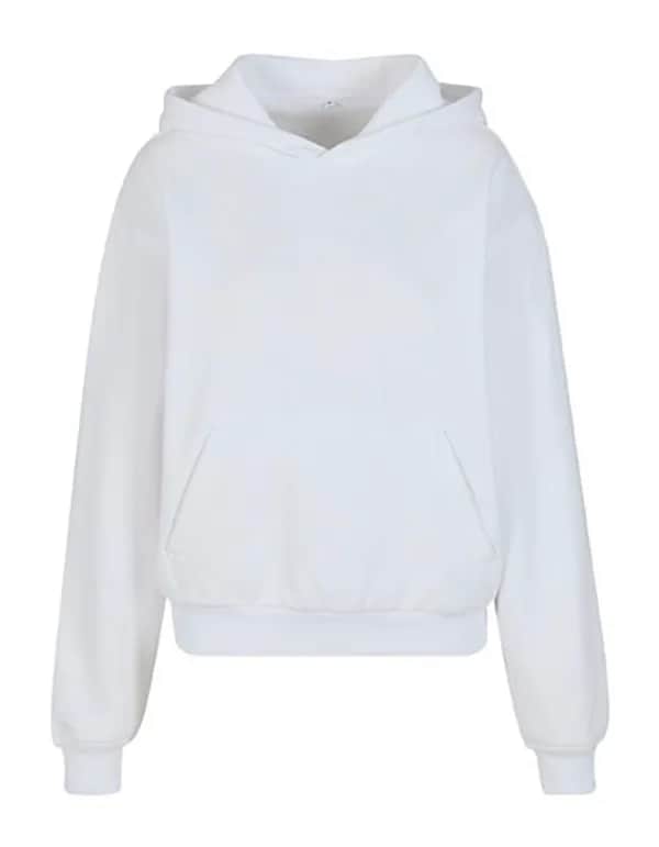 Ladies Loose Fit Hoody - White