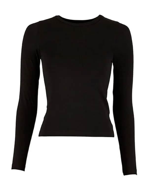 Ladies Ultra Slim Longsleeve - Black