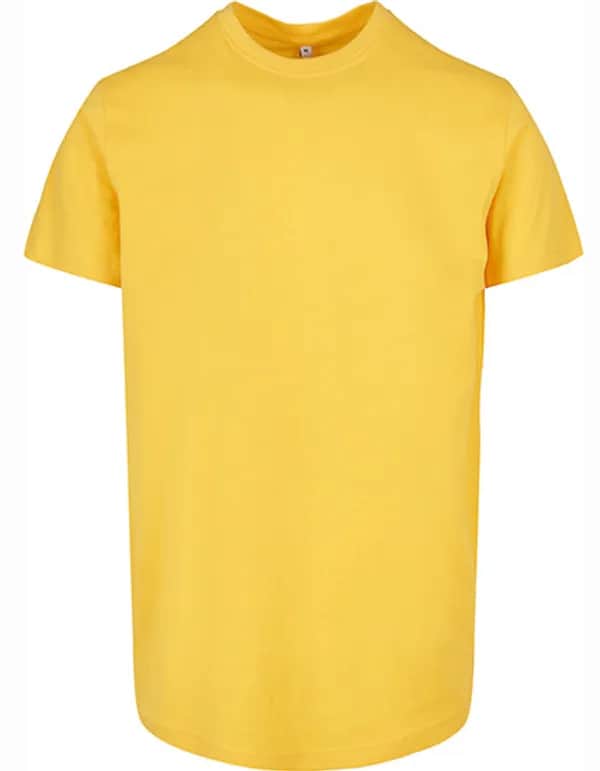 Basic Round Neck T-Shirt - Taxi Yellow