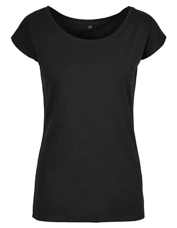 Ladies´ Wide Neck Tee - Black