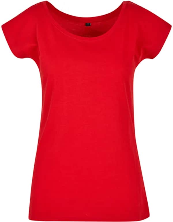 Ladies´ Wide Neck Tee - City Red