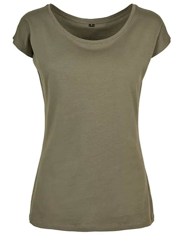 Ladies´ Wide Neck Tee - Olive