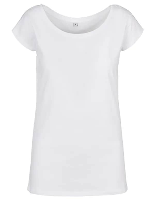 Ladies´ Wide Neck Tee - White