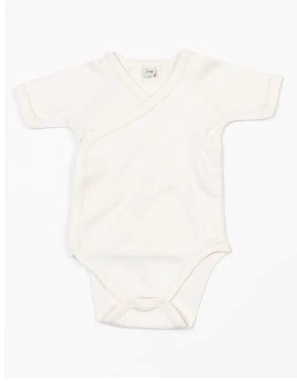 Baby Kimono Bodysuit - Organic Natural