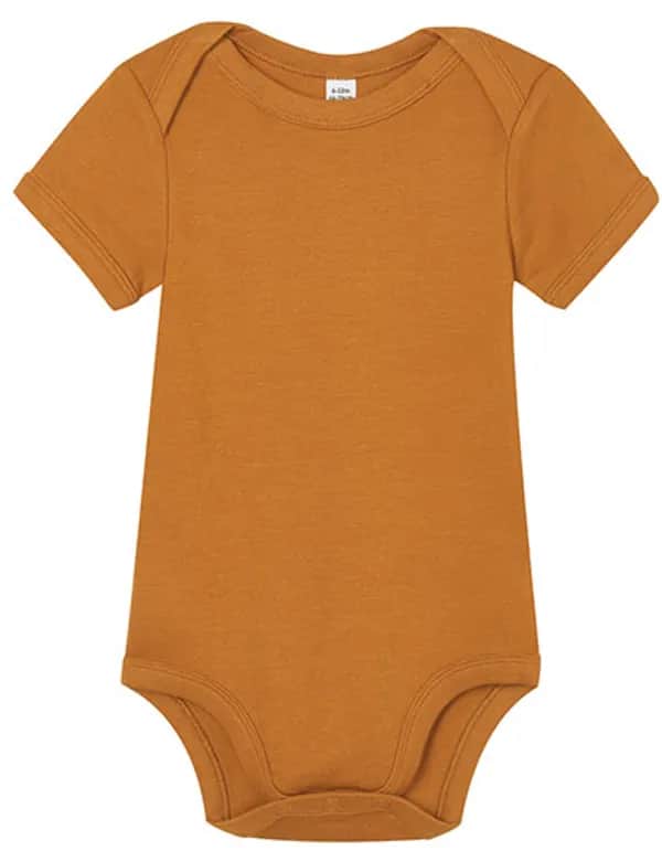 Baby Bodysuit - Toffee