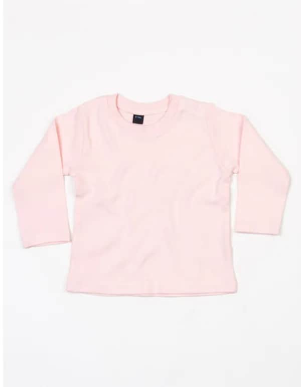 Baby Long Sleeve T - Powder Pink