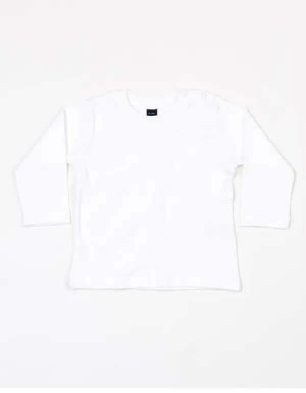 Baby Long Sleeve T - White