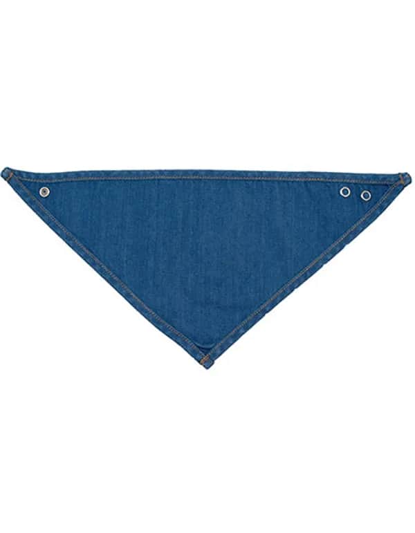Baby Rocks Denim Bandana Bib - Denim Blue