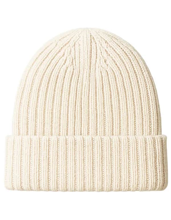 Beanie mit Merinowolle - Off White