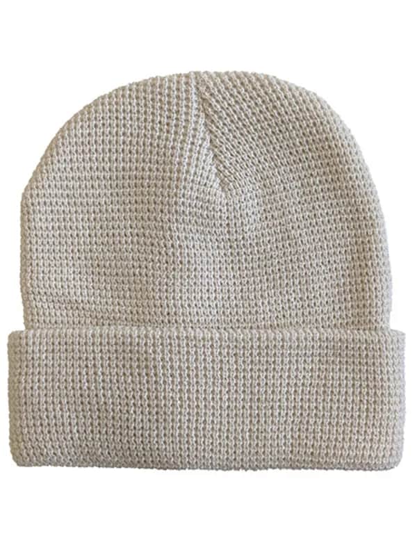 Strickmütze Waffeloptik - Sand